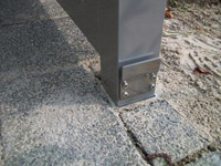 Installation of wind and terrace screens